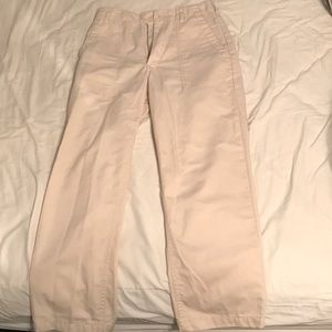 cream high waisted pants